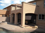 Energy efficient home with solar screens in Las Vegas